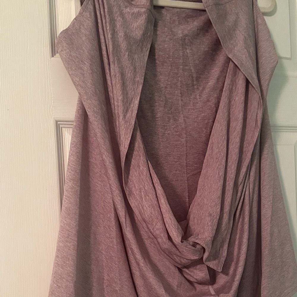 Athleta Cozy Heathered Cardigan - one size.  Wear it all different ways.